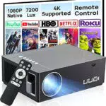 UUO Native 1080P Projector 6000 Lux LED Support 4K HD Video Projector