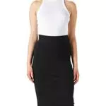 Vero Moda Gonna a matita in cotone bioogico, nera