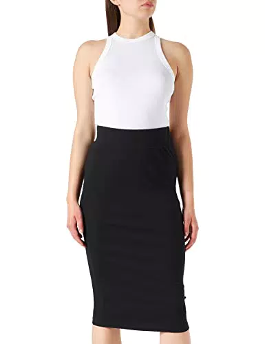 Vero Moda Gonna a matita in cotone bioogico, nera