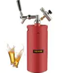Spillatore di Birra a Colonna da 4L in Rosso con Spina