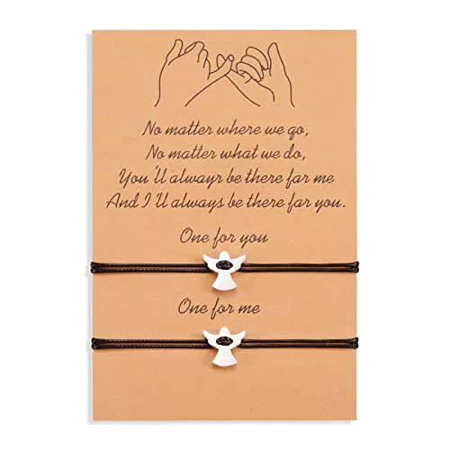 VGWON Promessa Mignolo Braccialetti Amicizia, Bracciale Coppia