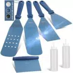 Wanbasion - Blu Set di Accessori per Piastra per Barbecue