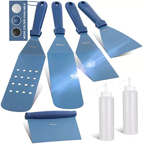 Wanbasion - Blu Set di Accessori per Piastra per Barbecue
