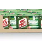 Wc Net - Detergente Igienizzante Solido per WC, Fragranza Mountain Fresh, 4 Pezzi x 12 Confezioni