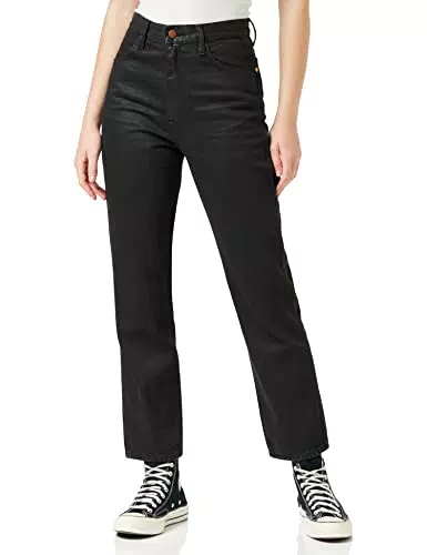 Wrangler Wild West Jeans, Donna, Nero