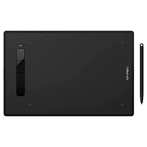 XP-PEN Tavoletta Grafica G960S, Tavoletta Grafica da 9x6 Pollici con Penna Passiva Stilo Senza Batteria Windows 10/8/7 e Mac OS e Android