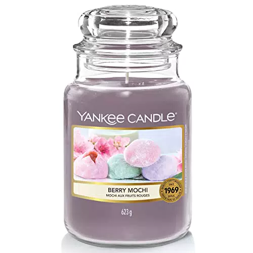Yankee Candle candela profumata, Candela in giara grande Berry Mochi