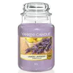 Yankee Candle Candela Profumata in Giara Grande, Lavanda al Limone