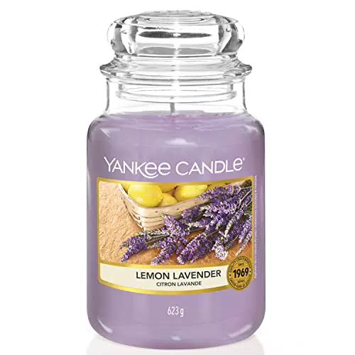 Yankee Candle Candela Profumata in Giara Grande, Lavanda al Limone