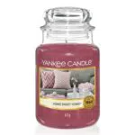 Yankee Candle Candela profumata in giara grande, Home Sweet Home