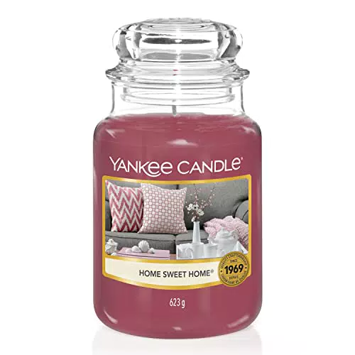 Yankee Candle Candela profumata in giara grande, Home Sweet Home