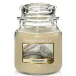 Yankee Candle Candela profumata in giara media, Caldo cashmere