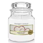 Yankee Candle Candela profumata in giara piccola, Amore invernale