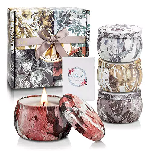 Yinuo Candle Candele Profumate Set, Regalo da Aromaterapia per Donna/Mamma/Moglie