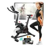 YM Cyclette Da Casa, Display LCD Multifunzione, Bluetooth + App ZWIFT e KINOMAP