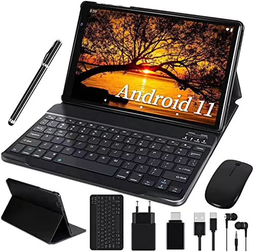 Katumo Custodia Universale Per Tablet 10 E 10,1 Pollici - Cover In PU Con Supporto, Per FACETEL, Blackview, YOUXD E Altri Modelli