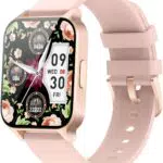 Smartwatch Donna Orologio Contapassi da Polso Fitness Tracker con Cardiofrequenzimetro Saturimetro Orologio Sportivo Android iOS Notifiche WhatsAPP Chiamate Ciclo Mestruale Impermeabile Elegante Rosa