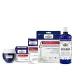 Acqua alle Rose, Kit Routine Senza Età Viso, con Tonico Rinfrescante, crema viso, maschera e siero all'acido ialuronico