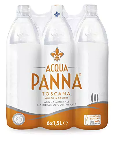 Acqua Panna Toscana Acqua Minerale Oligominerale - 6 x 1.5 L