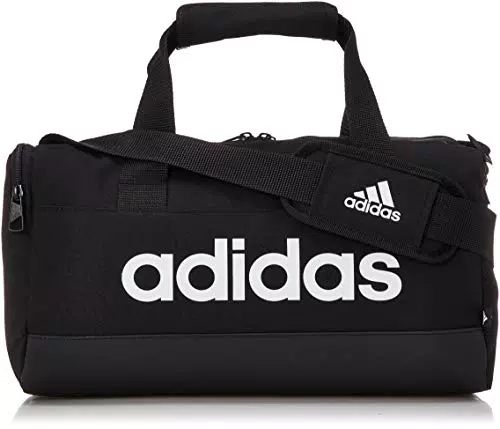 adidas Linear Duf XS, Borsone Unisex-Adulto, Nero Bianco