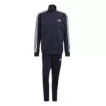 adidas M 3S TR TT TS, Tuta Uomo, Top: Inchiostro Leggenda/Bianco Fondo: Legend Ink F17 / Bianco