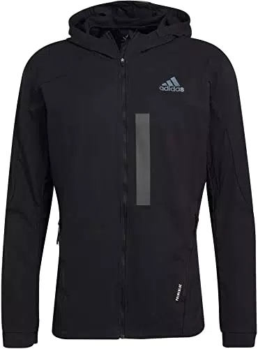 adidas Marathon Jkt M, Giacca Uomo, Black/Black