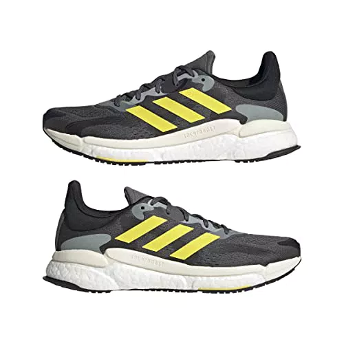 adidas Solar Boost 4 Mneaker Uomo, Grey Six/Beam Yellow/Linen Green