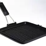 Aeternum Grill Petravera in Ghisa con Manico Pieghevole