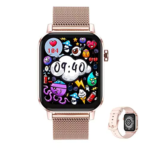Aliwisdom Smartwatch per Uomo Donna, 1, 69'' HD Smart Watch con chiamate Bluetooth e promemoria Whatsapp e assistente vocale