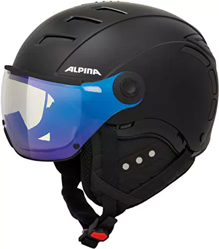 ALPINA Jump 2.0 VM, Casco da Sci Unisex-Adult, Black Matt