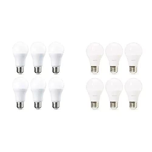 Amazon Basics LED Warm White and LED Cool White