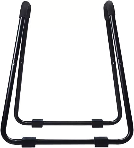 Amazon Basics - Barre parallele per allenarsi a casa (distensioni dei tricipiti, sollevamento delle ginocchia e delle gambe, back row e altri esercizi)