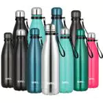 Amazon Brand - Umi Borraccia Termica 500ML, Doppia Parete Bottiglia Acqua in Acciaio Inox enza BPA