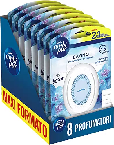 Ambi Pur Bagno, Profumatore Per Ambienti, 8 Profumatori