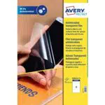 Avery Italia AM002A4 Adesivi antimicrobici trasparenti