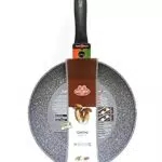 BALLARINI Padella antiaderente con controllo della temperatura 28 cm in alluminio Cortina Granitium