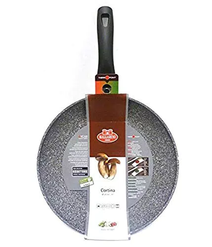 BALLARINI Padella antiaderente con controllo della temperatura 28 cm in alluminio Cortina Granitium