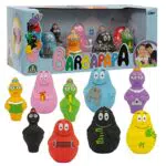 Barbapapà - Set con 9 Mini Personaggi alti 8 cmet completo della Famiglia Barbapapà