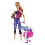 Barbie- Wellness Playset Sport con Bambola e Accessori Giocattolo per Bambini 3+ Anniulticolore