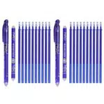 Beetest 22 PCS Penna Cancellabile, Penne a Inchiostro Gel Cancellabili