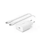 Belkin BoostCharge Caricabatteria da parete da 25 W con PPS - Cavo da USB-C a USB-C incluso