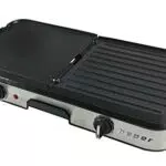 Beper BT.402 Barbecue 2 in 1, Piastre Riversibili Rimovibili