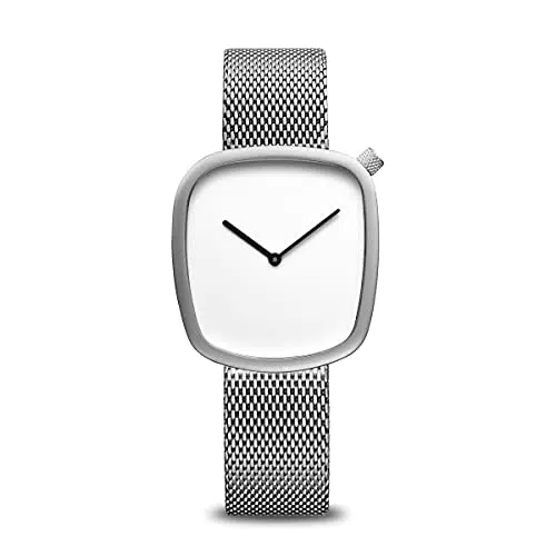 BERING Orologio da polso analogico al quarzo Classic Collection con cinturino in acciaio inox e vetro zaffiro