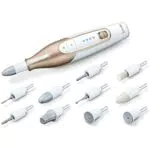 Beurer Set Manicure/Pedicure Mp 64, Set Elettrico Per La Cura Delle Unghie Con Batteria