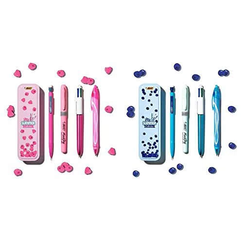 BIC Summer Collection Pink Box & My Summer Collection Blue Box