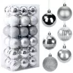 BLAZOR Palline di Natale 60mm/40mm, 6 Stili Per Set