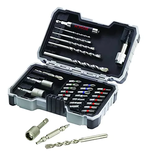 Bosch Professional Set da 35 Pz. di Punte CYL-3 & Bit di avvitamento Extra Hard