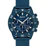 Boss Orologio con Cronografo al Quarzo da Uomo Con Cinturino In Tessuto Derivato Da Plastica Nell'Oceano Blu - 1513919
