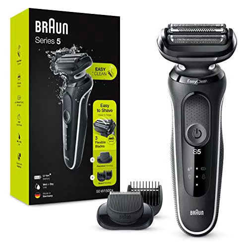 Braun Series 5, Rasoio Elettrico Barba, Accessori inclusi