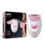 Braun Silk-épil 3 Depilatore Donna, Epilatore Elettrico Donna con Testina Radente e Rifinitore